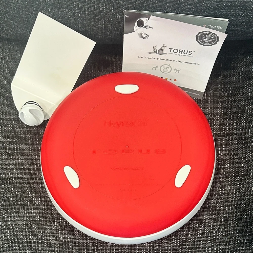 Red Filtering Water Bowl - 2 Liter